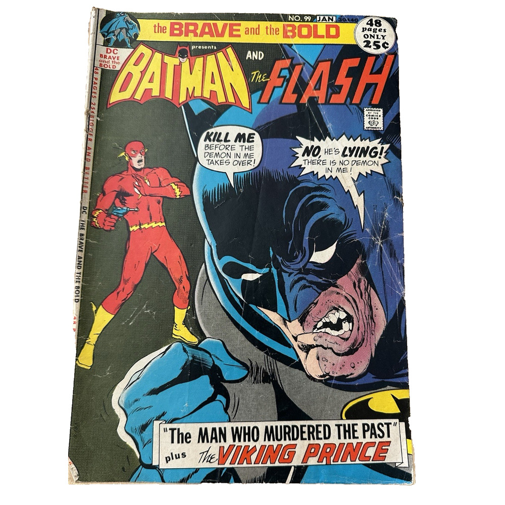 DC Comics, Batman and The Flash #99 1971/1972 The Brave & the Bold, Good VTG